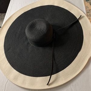 San Diego Hat Co. Black & Cream XXL Brim Sunhat